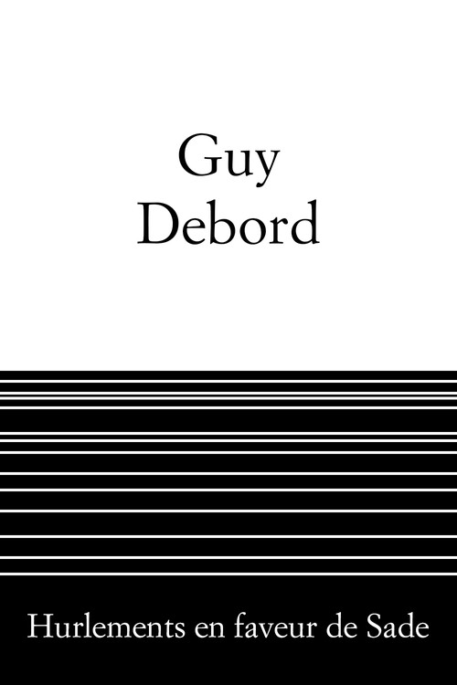 Howlings in Favour of De Sade (1952) poster