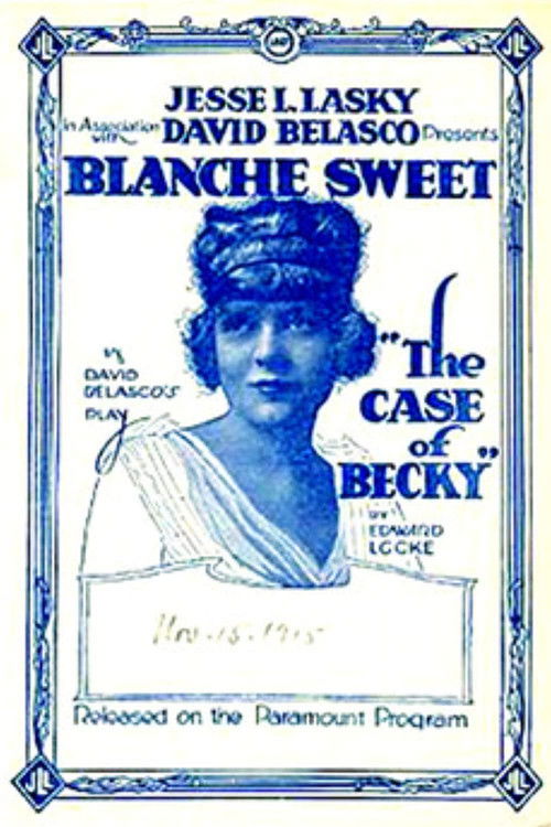 The Case of Becky (1915) poster