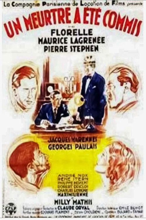 Un meurtre a été commis (1938) poster