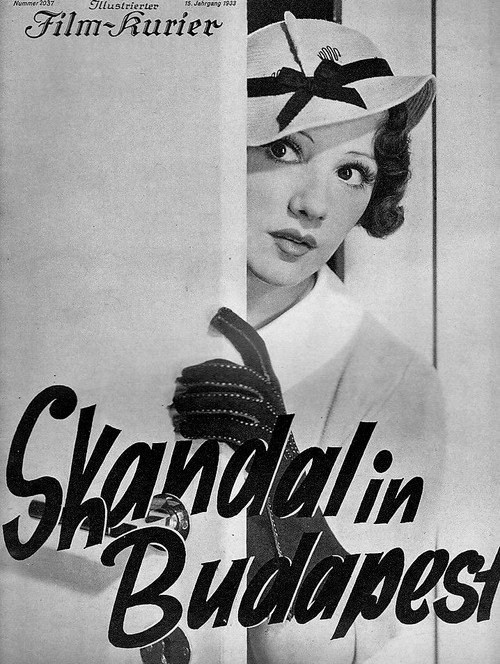 Skandal in Budapest (1933) poster
