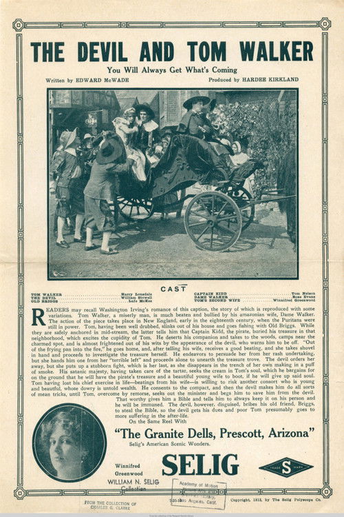 The Devil and Tom Walker (1913) poster