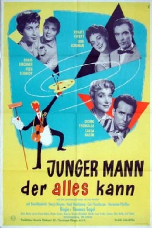 Junger Mann, der alles kann (1957) poster