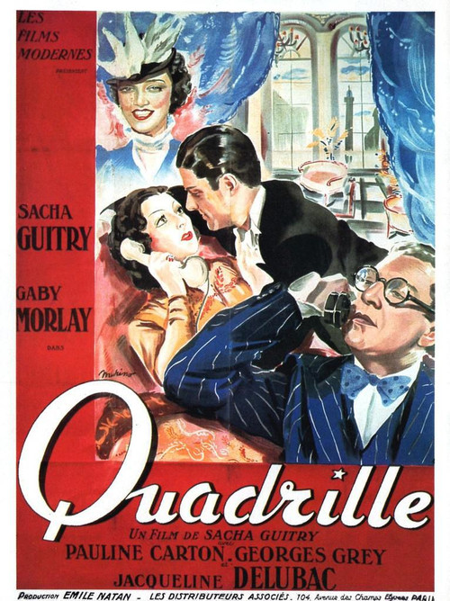 Quadrille (1938) poster