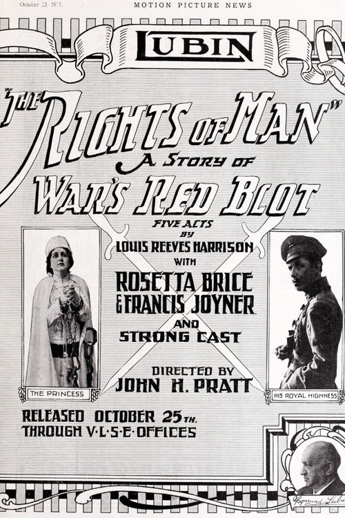 The Rights of Man: A Story of War's Red Blotch (1915) poster