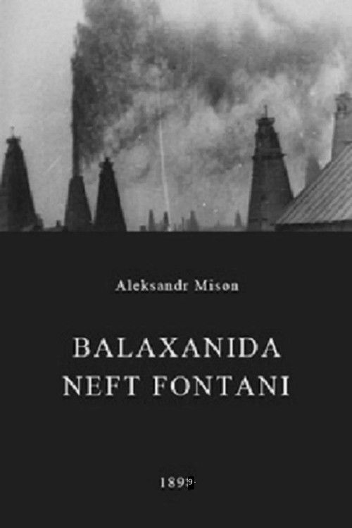 Balaxanıda neft fontanı (1899) poster