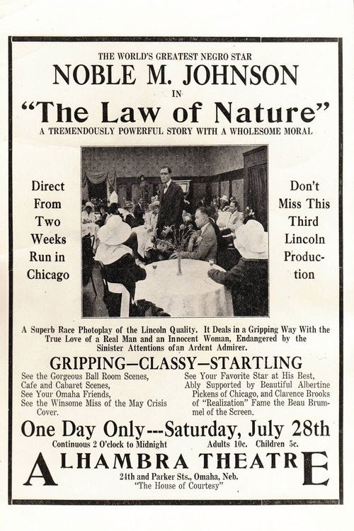 The Law of Nature (1917) poster
