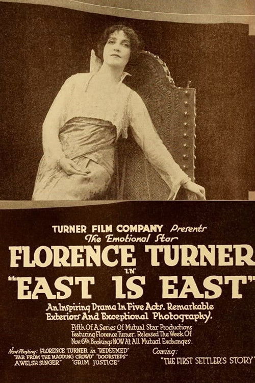 East Is East (1916) poster