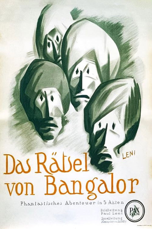 Das Rätsel von Bangalor (1918) poster
