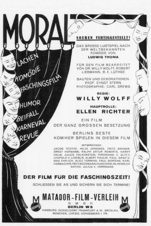 Moral (1928) poster
