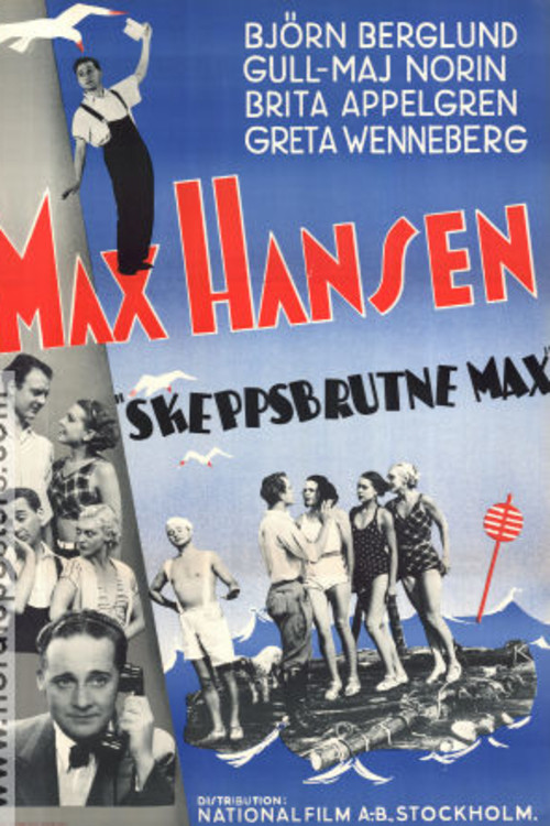 Skeppsbrutne Max (1936) poster