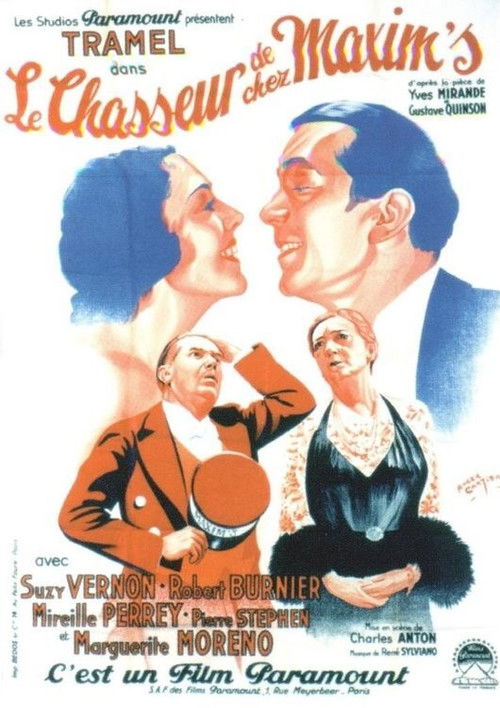 Le Chasseur de chez Maxim's (1933) poster