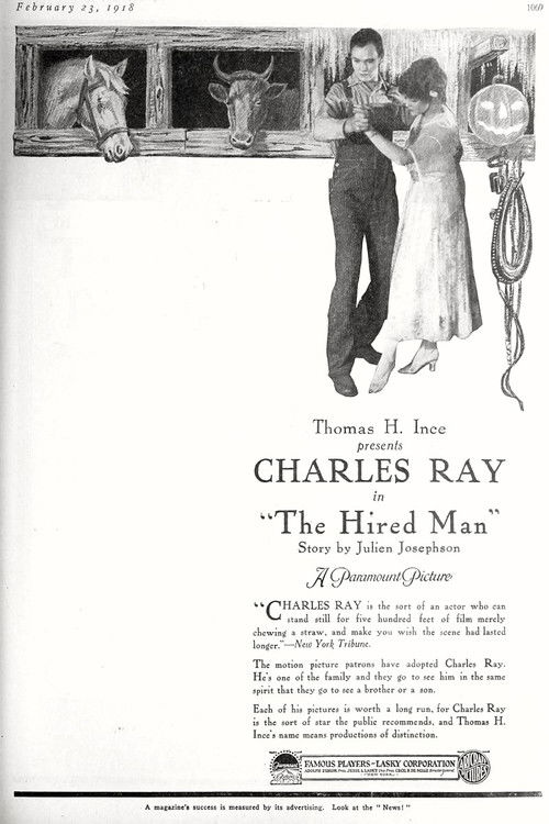 The Hired Man (1918) poster