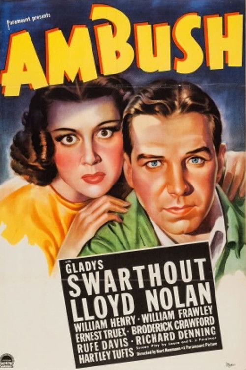 Ambush (1939) poster
