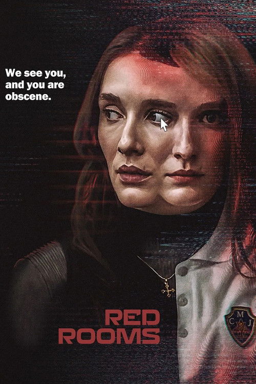 Making 'Red Rooms' (2024) poster