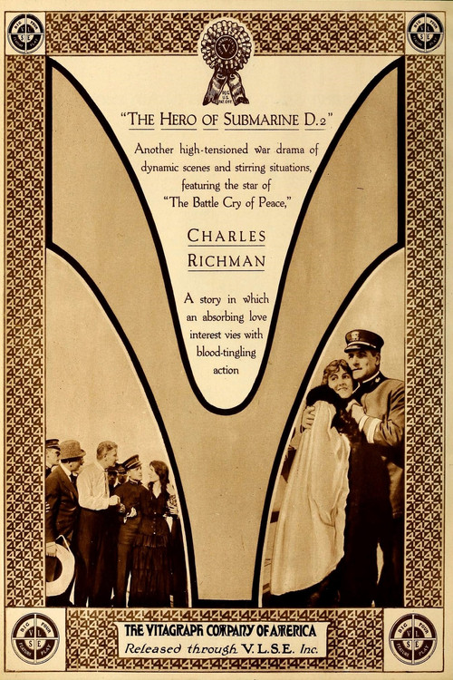 The Hero of Submarine D-2 (1916) poster