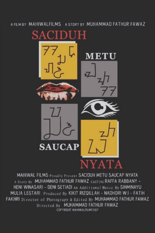Saciduh Metu Saucap Nyata (2017) poster