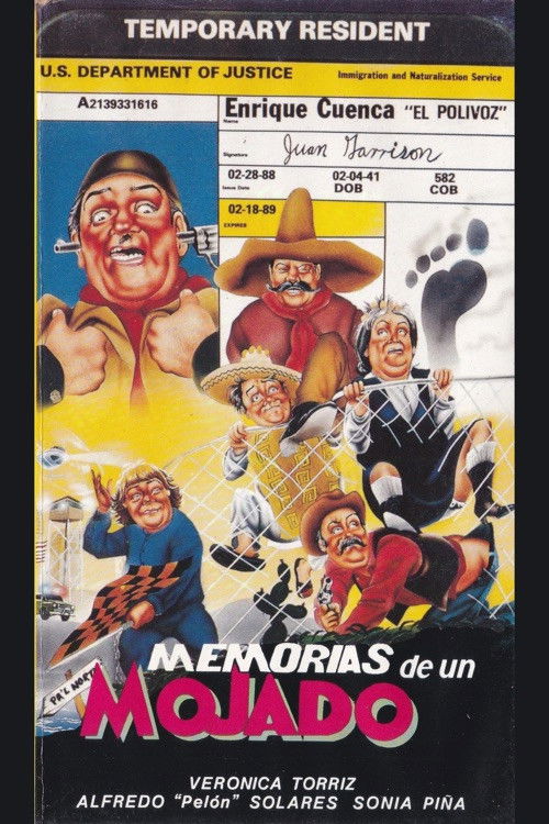 Memorias de un mojado (1988) poster