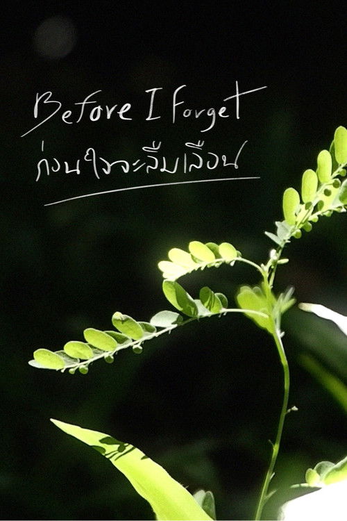 Before I Forget (2025) poster