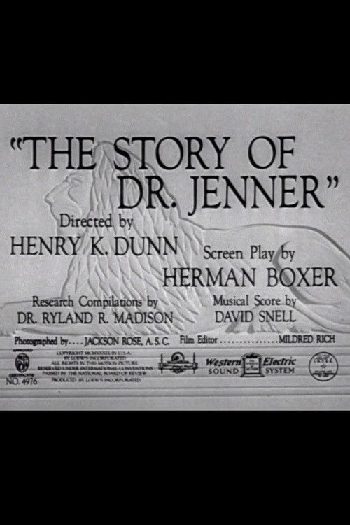 The Story of Dr. Jenner (1939) poster