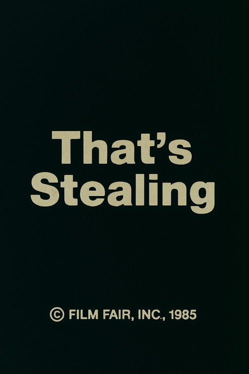 That's Stealing (1985) poster