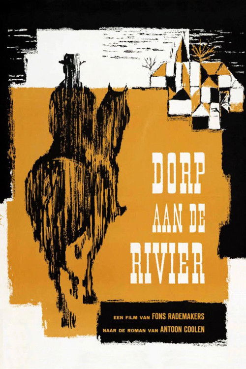 Dorp aan de rivier (1958) poster