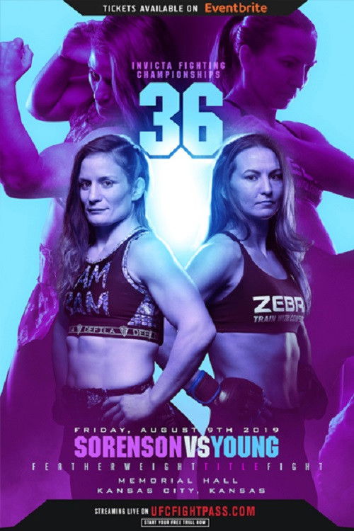 Invicta FC 36: Sorenson vs. Young (2019) poster