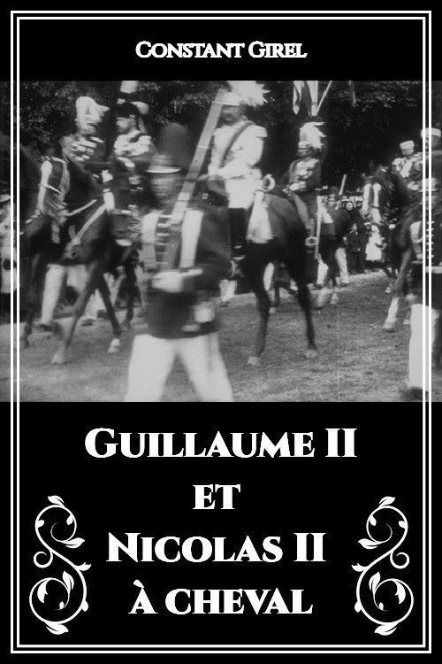 Guillaume II et Nicolas II à cheval (1896) poster