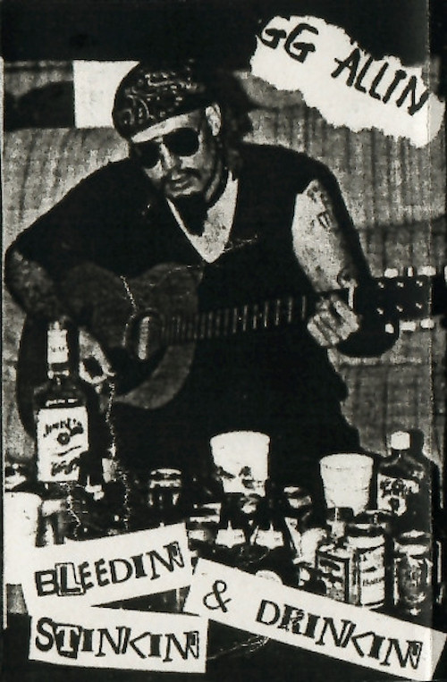 GG Allin: Bleedin', Stinkin' & Drinkin' (1991) poster