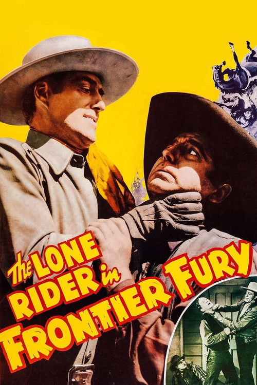 The Lone Rider in Frontier Fury (1941) poster
