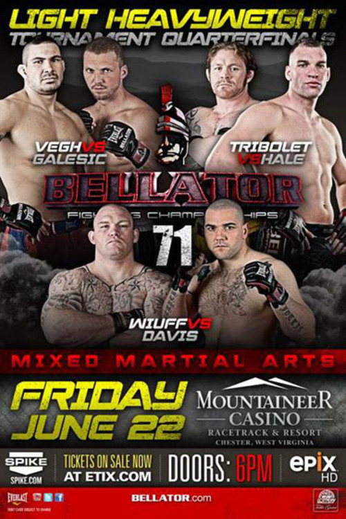 Bellator 71 (2012) poster