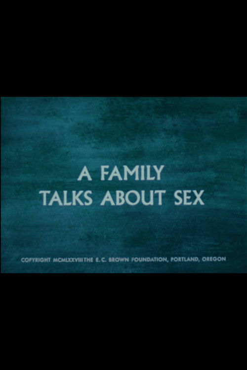 A Family Talks About Sex (1972) poster