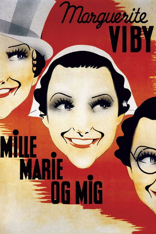 Mille, Marie og mig (1937) poster