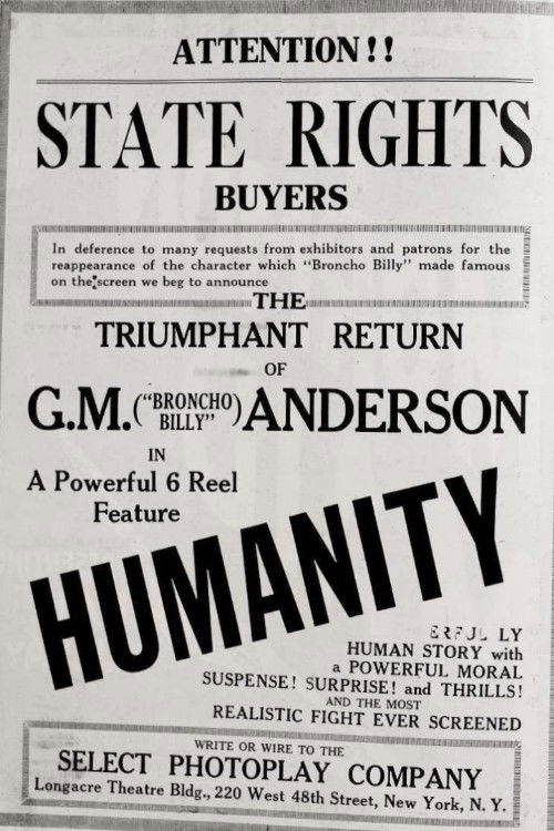 Humanity (1917) poster