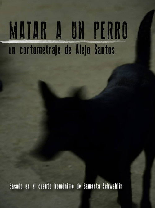 Matar a un perro (2013) poster