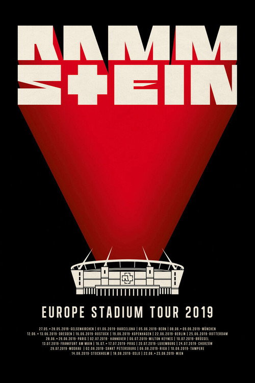 Rammstein Europe Stadium Tour 2019 (2019) poster
