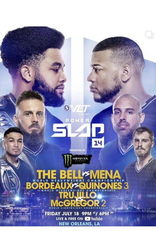 Power Slap 14: The Bell vs. Mena (2025) poster