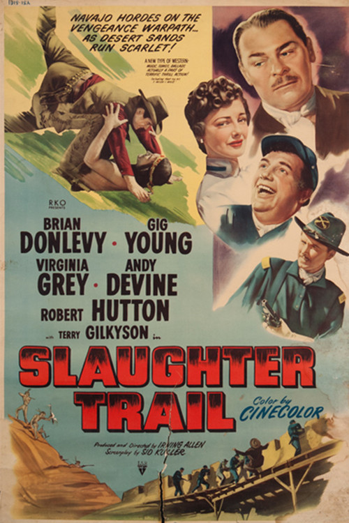 Slaughter Trail (1951) poster
