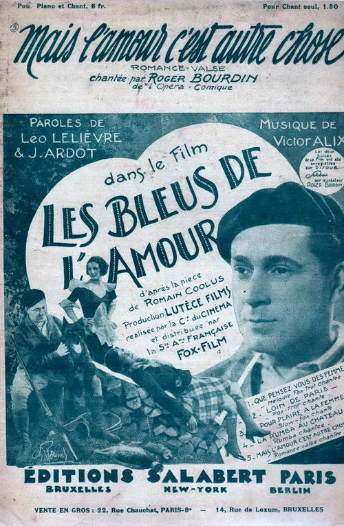 Les Bleus de l'amour (1933) poster