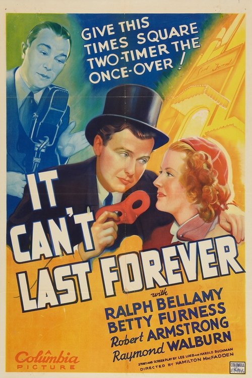 It Can't Last Forever (1937) poster
