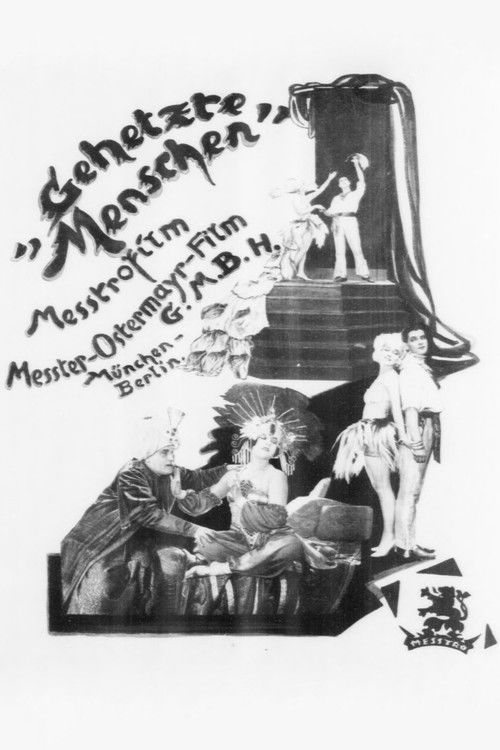 Gehetzte Menschen (1924) poster