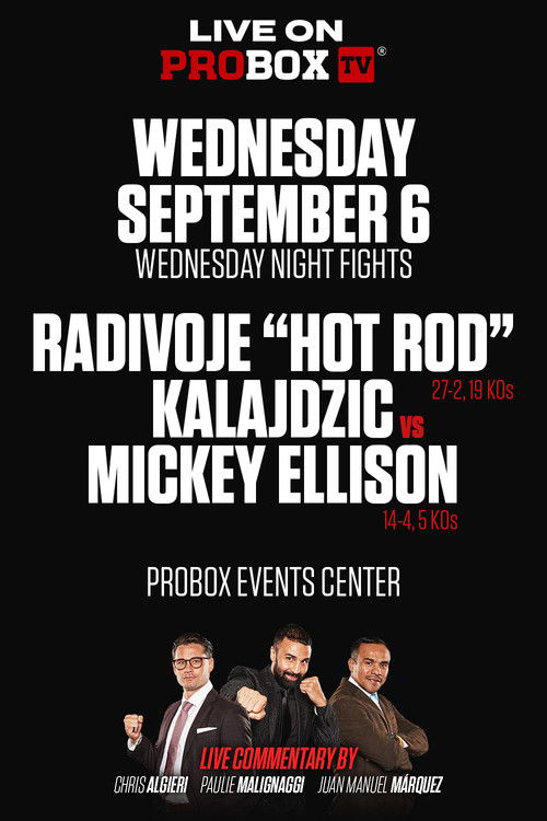 Radivoje Kalajdzic vs. Mickey Ellison (2023) poster