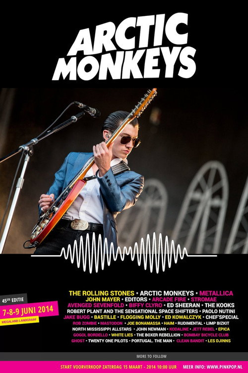 Arctic Monkeys Live at Pinkpop Festival 2014 (2014) poster