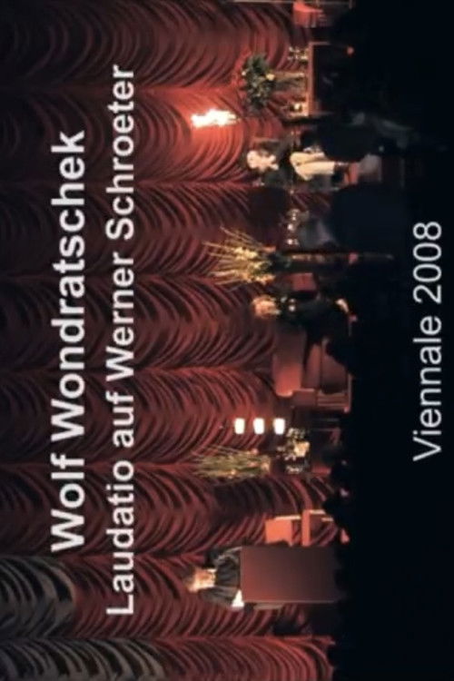 Wolf Wondratschek Laudatio auf Werner Schroeter (2011) poster