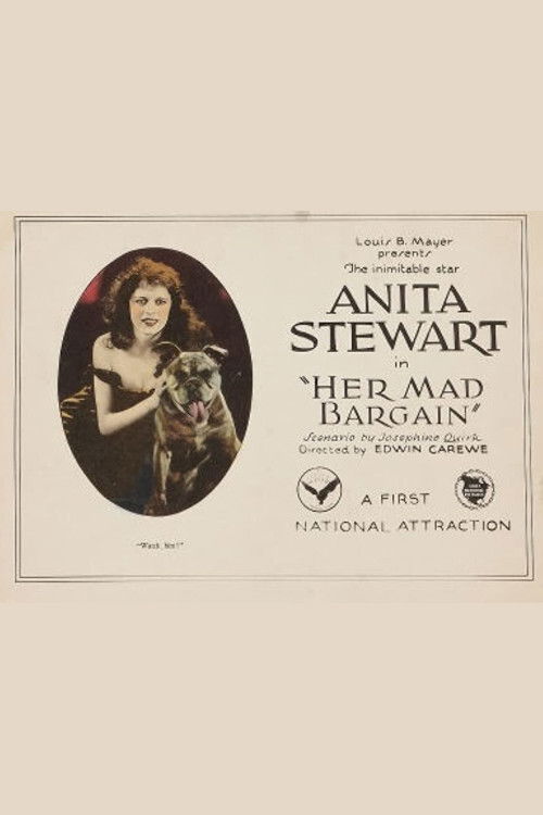 Her Mad Bargain (1921) poster
