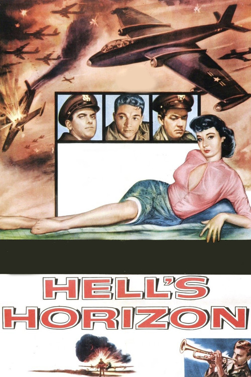 Hell's Horizon (1955) poster