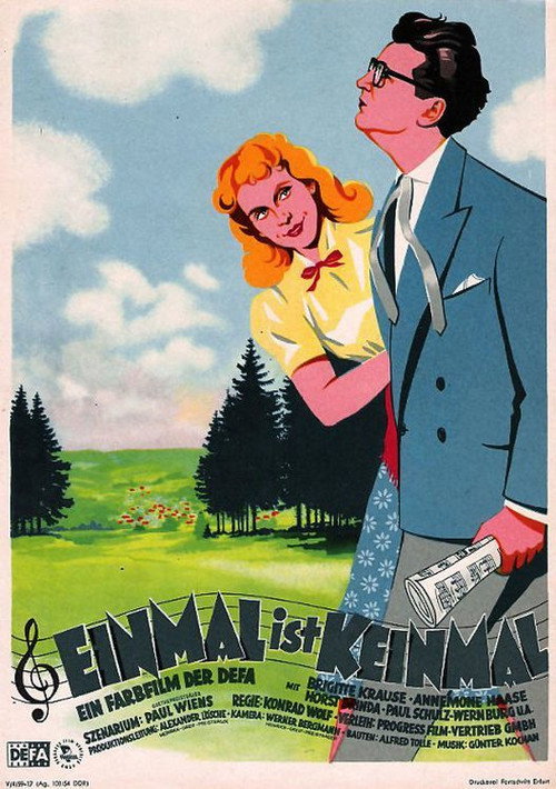 Einmal ist keinmal (1955) poster