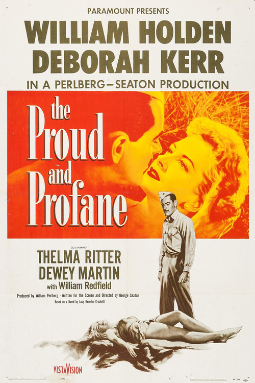 The Proud and Profane (1956) poster