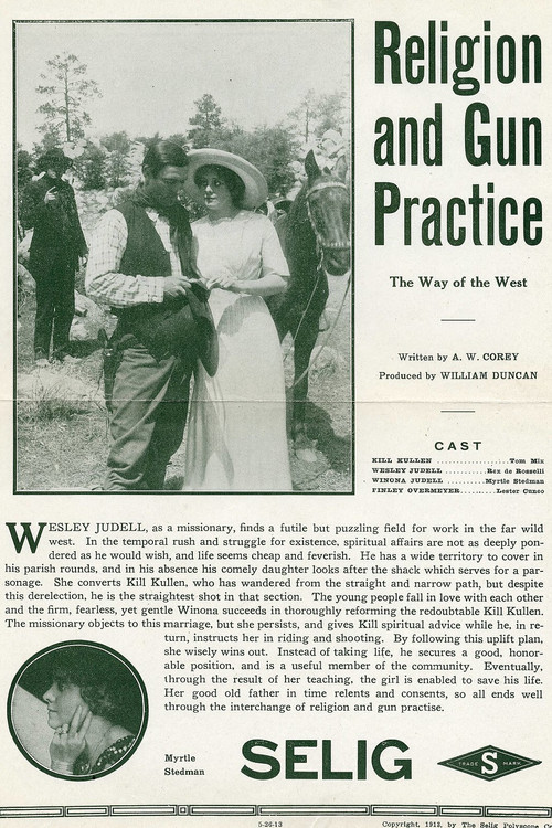 Religion and Gun Practice (1913) poster