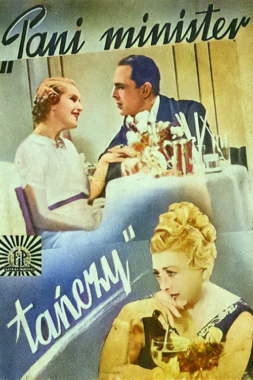 Pani minister tańczy (1937) poster
