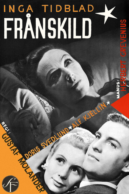 Frånskild (1951) poster